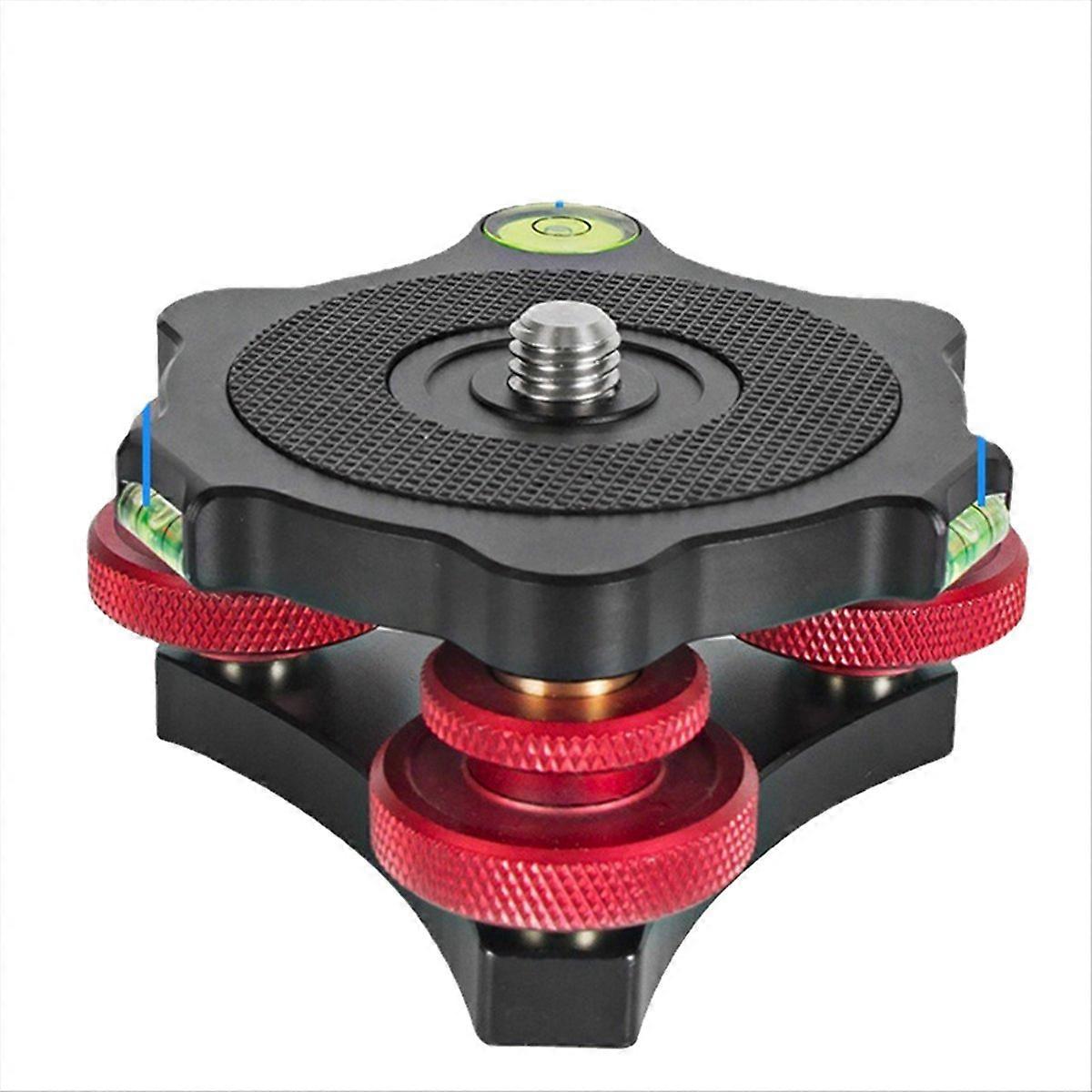 Tripod Leveling Base Leveler Adjusting Base Panning Level Plate DSLR Camera Adjustment Table Base