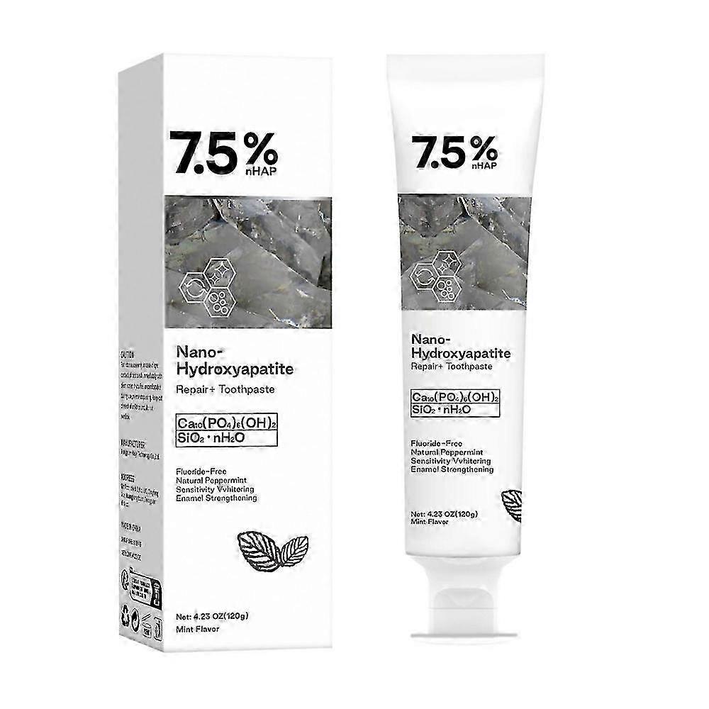 Nano Hydroxyapatite Toothpaste Fluoride Whitening Enamel  for Sensitive Teeth Cool Mint