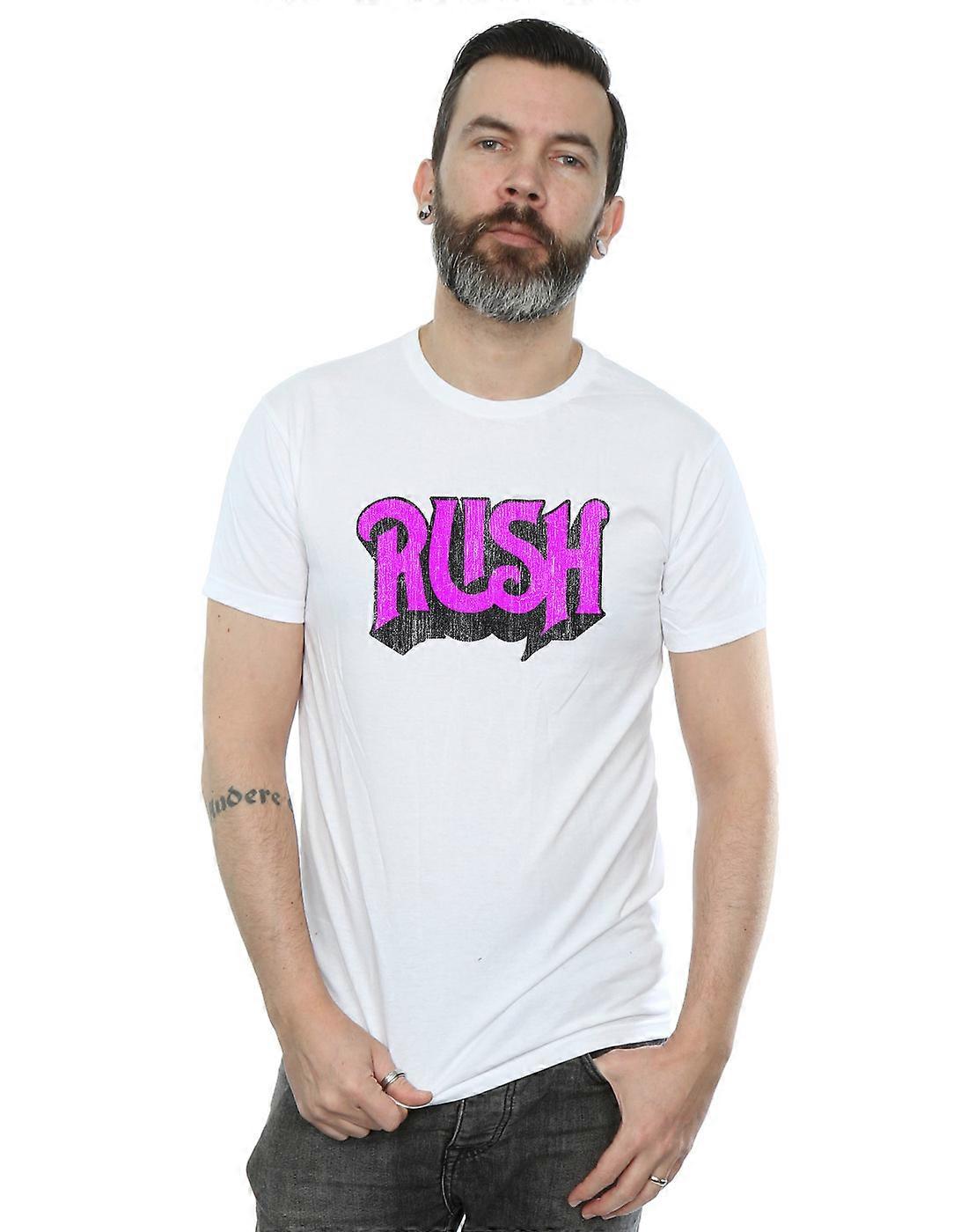 Rush menn Distressed Logo t-skjorte