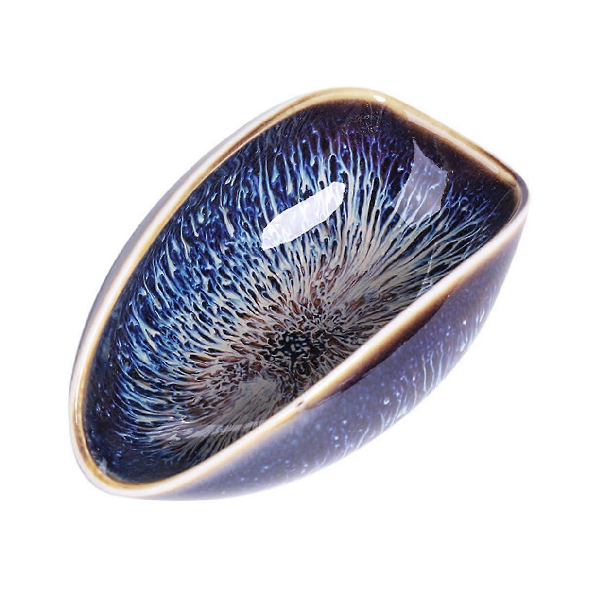 Handmade Ceramic Tea Scoop with Elegant Lotus Design for Loose Leaf Tea Ceremony