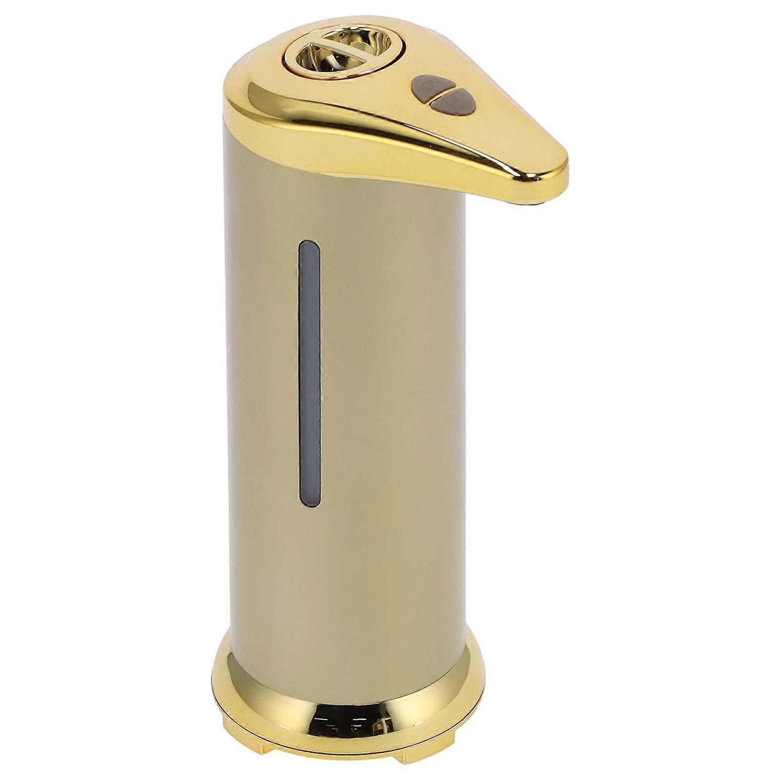 Automatic Soap Dispenser with Infrared Sensor, Touchless 250ml Gold for Bathroom and Kitchen
