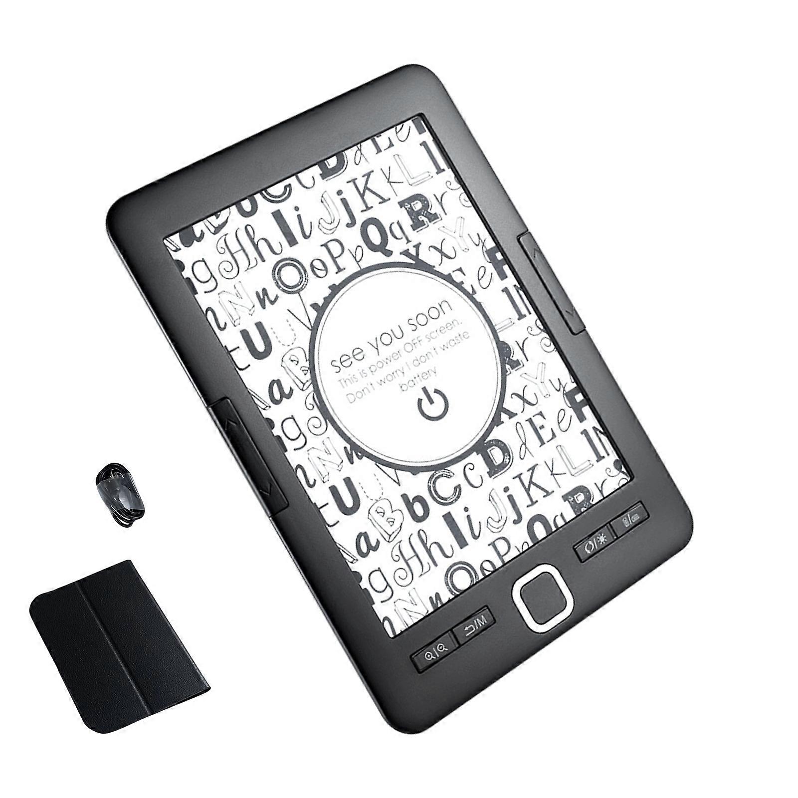 Multiple Format Support Digital Reader Lightweight Plastic Construction Front Light Technology for Eye Care Portable Use Multicolor