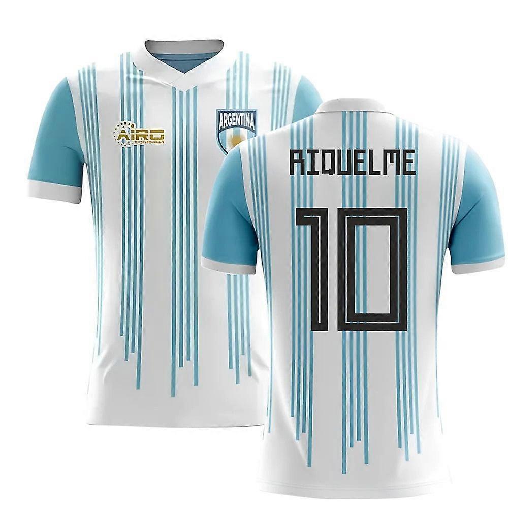 2025-2026 Argentina Home Concept Football Shirt (Riquelme 10)