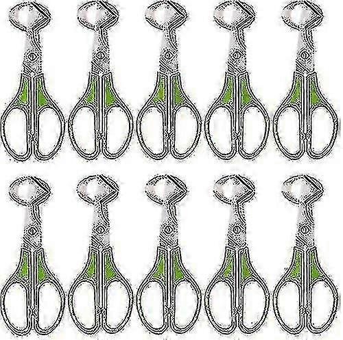 10pcs Quail Eggs Scissors, Quail Egg Shell Cutter Stainless Steel Egg Shell Opener, Egg Shell Cutting Scissors