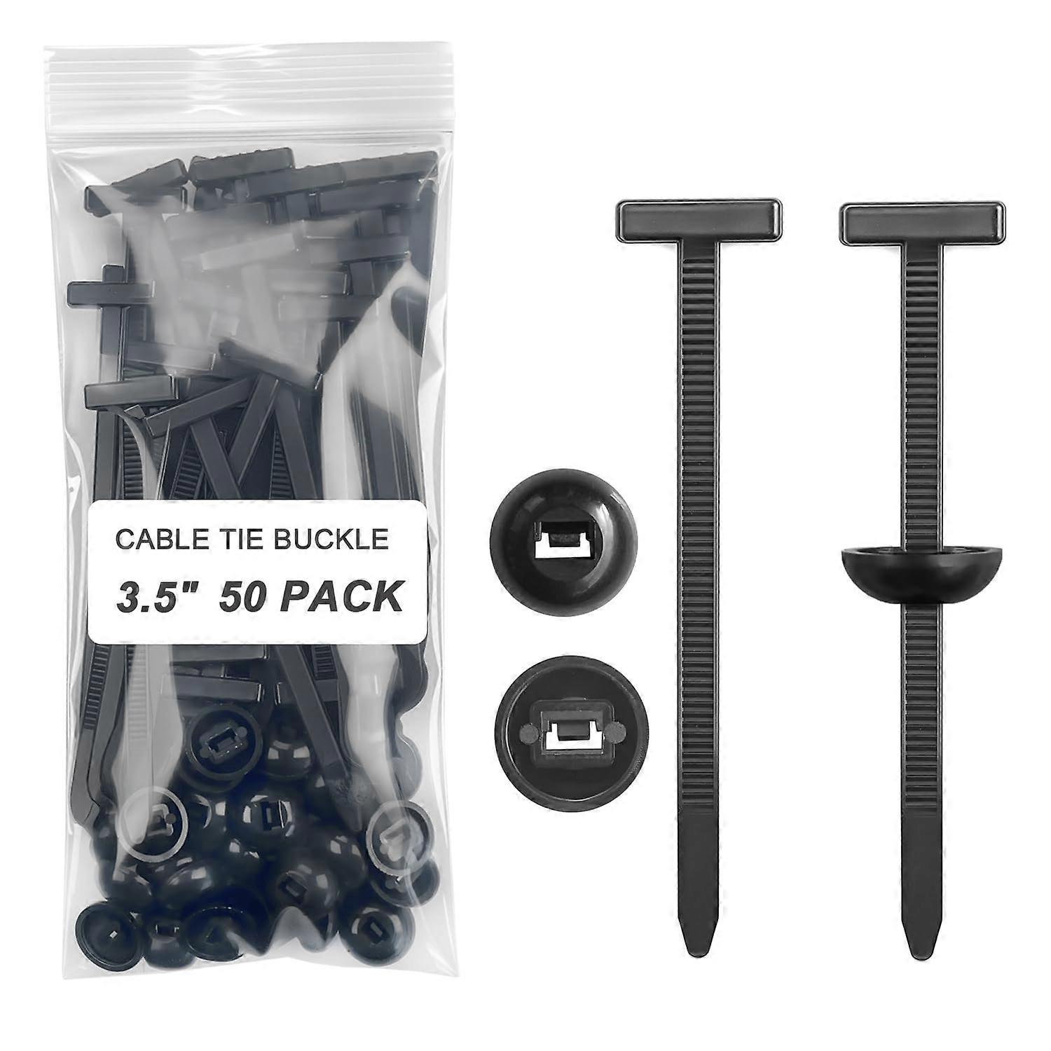 Heavy Duty Nylon Cable Ties 100 Pack, SelfLocking Zip Ties for Automotive, 40lbs Pull Strength
