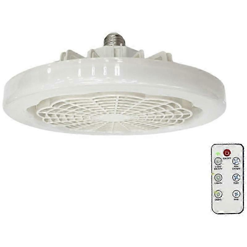 E27 Ceiling Fan with Light&Remote Control, Fan Light for Bedroom A
