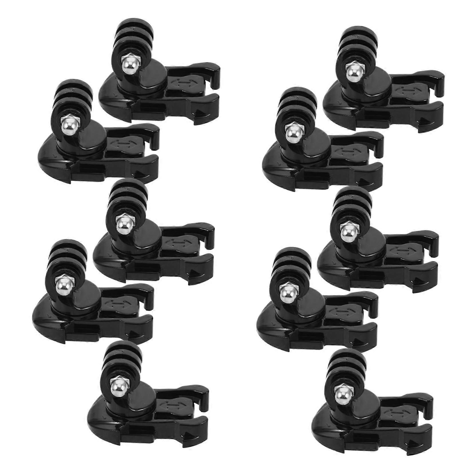 Action Camera Mount with Long Screw and Phone Clamp Adapter for Stable Vertical Surface Filming