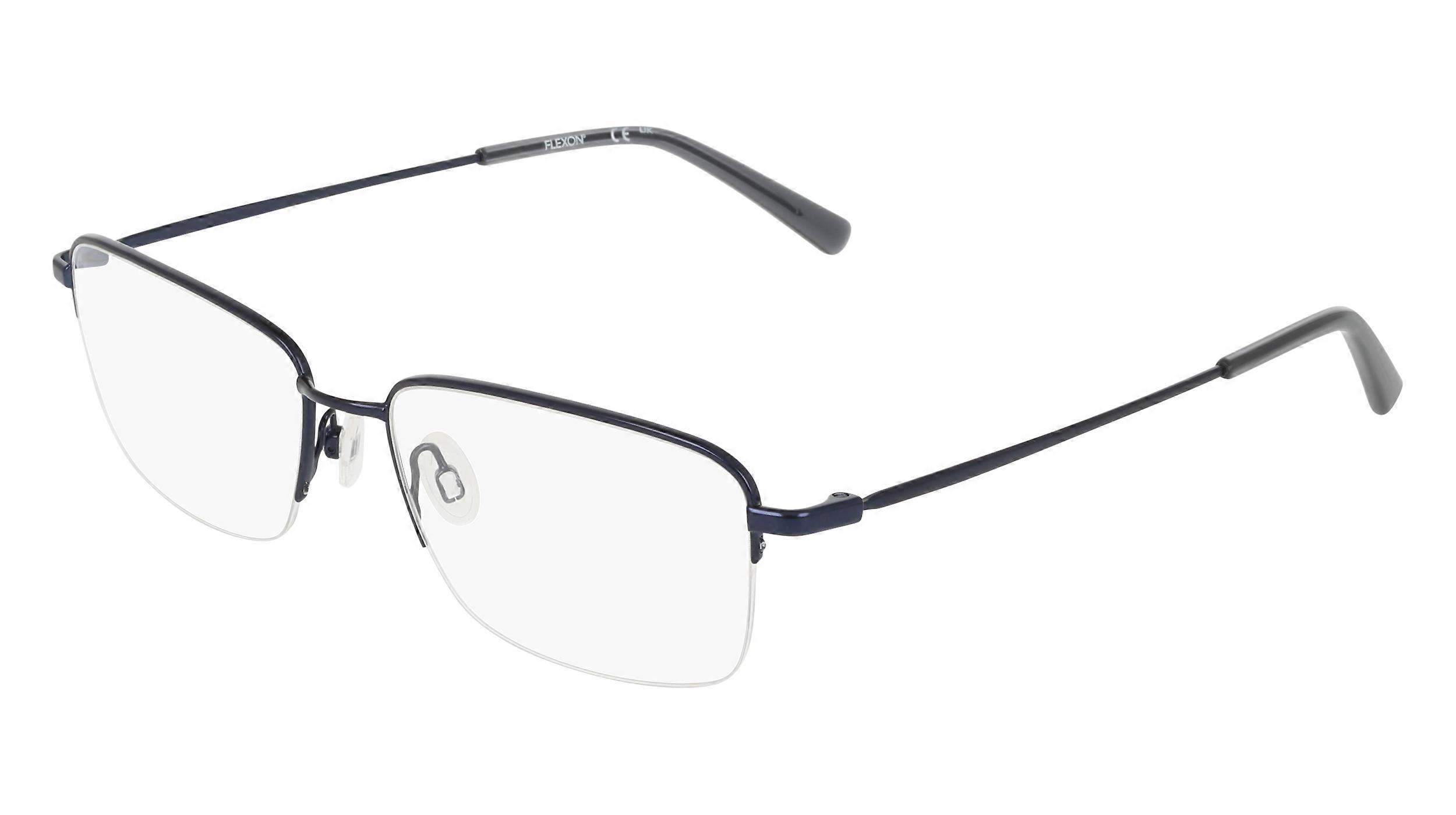 Eyewear Frames FLEXON FLEXON H6100 413 SATIN NAVY 56/17/150 MALE