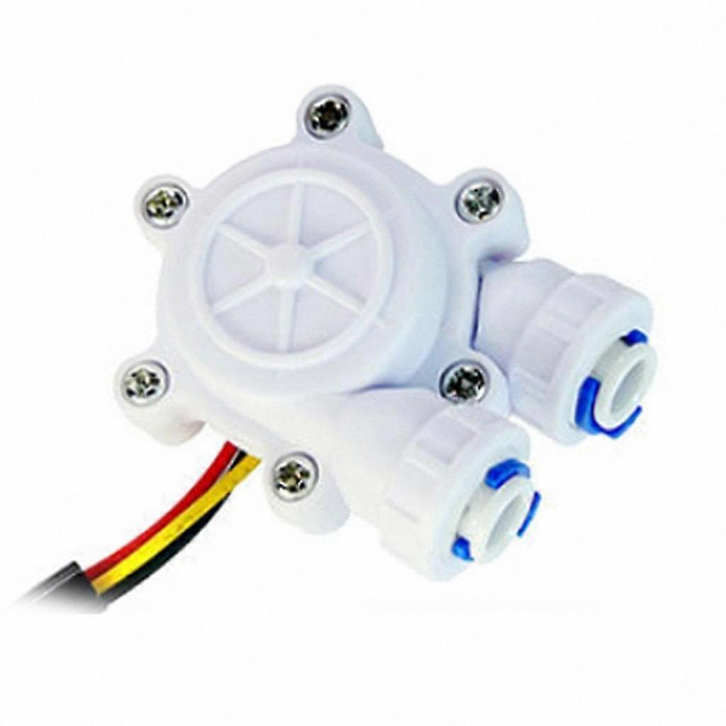 Food-Grade Flow Sensor Counter 0.2-8L/min Quick Connect Water Meter for Drinking Systems