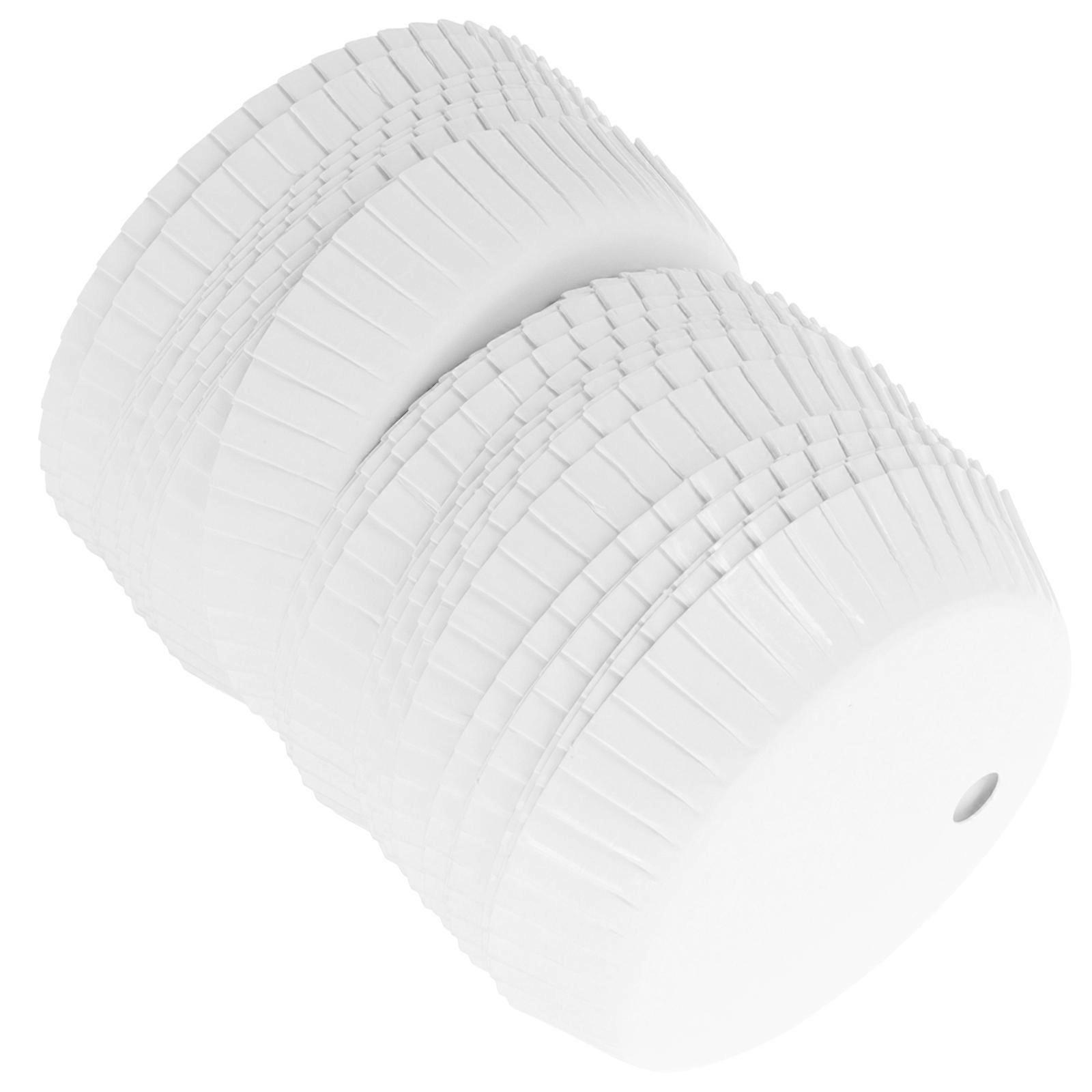 Disposable Cup Lids Paper Covers for Drinking Cups in 100Pcs Set