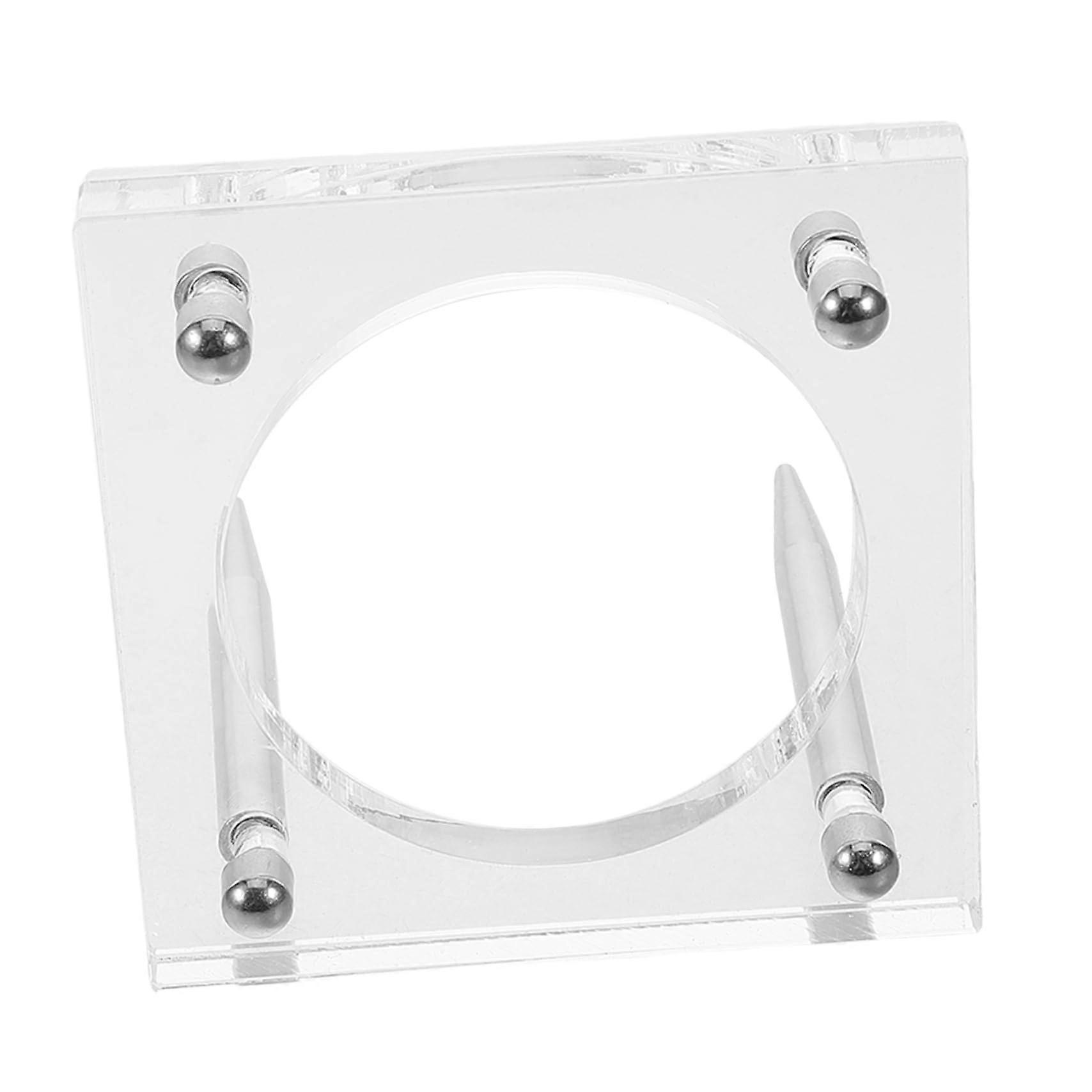 Coin Display Case with Dual Storage, Clear Protective Frame for Commemorative Coin Collectors