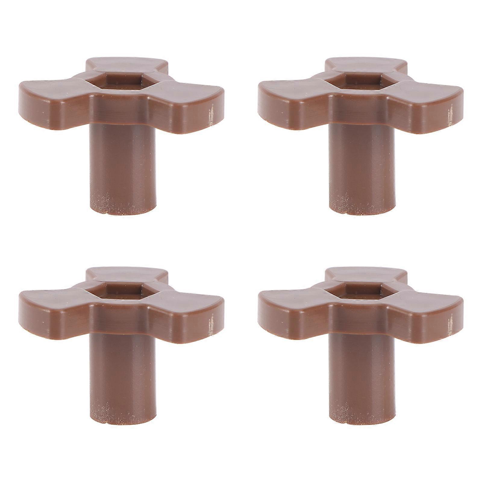 Microwave Turntable Coupler Plastic Microwave Tray Drive Coupling for 4Pcs
