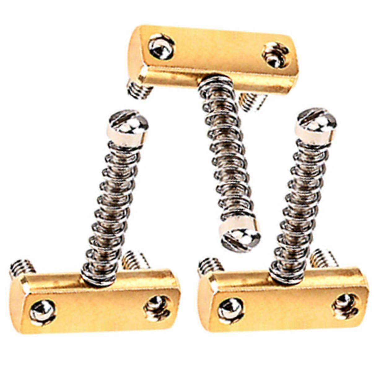 Guitar Bridge Screws Set for Electric Guitar Saddle Height Adjustment and Precise String Tuning