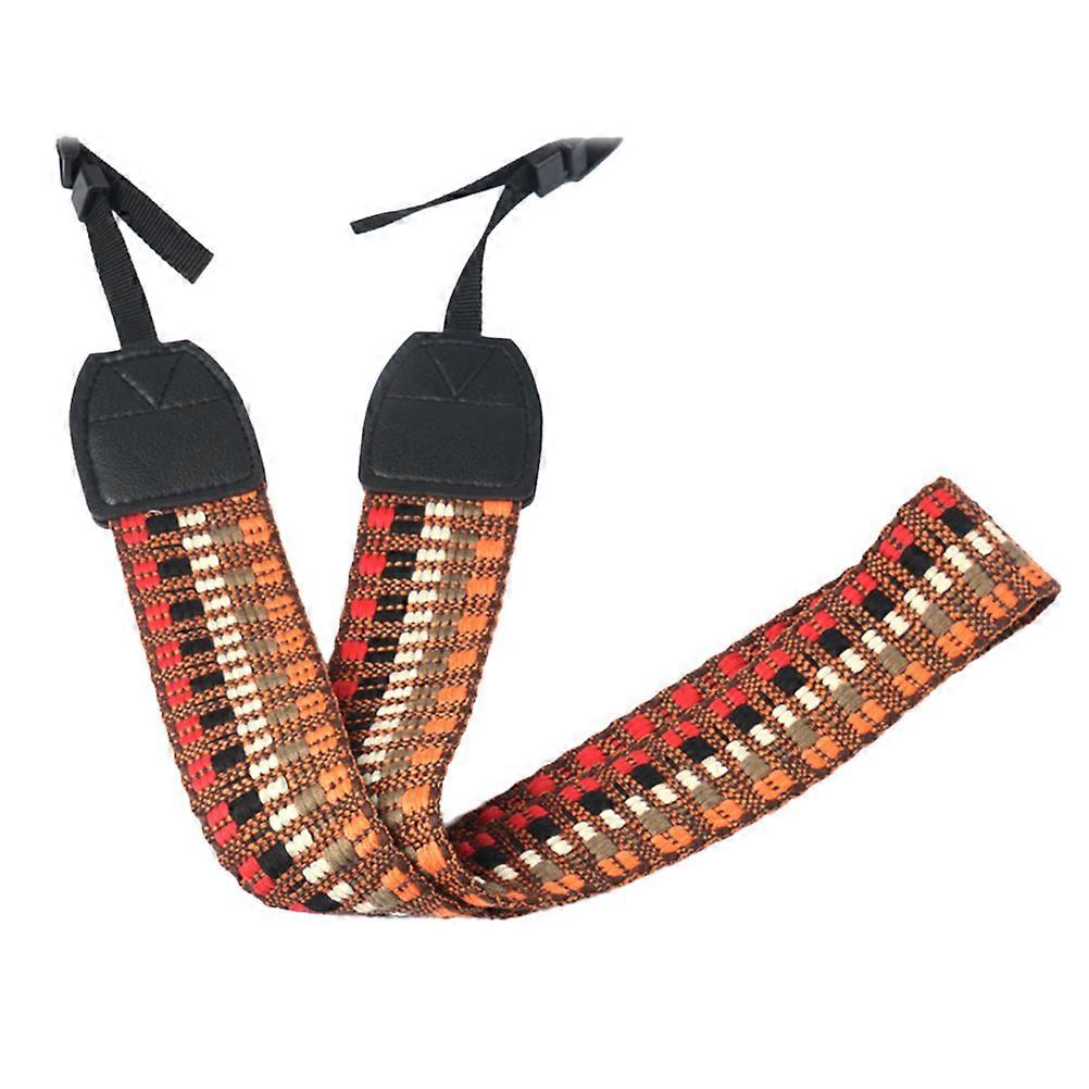 Camera Strap Orange Cotton Dslr Camera Strap Crossbody for Secure Use