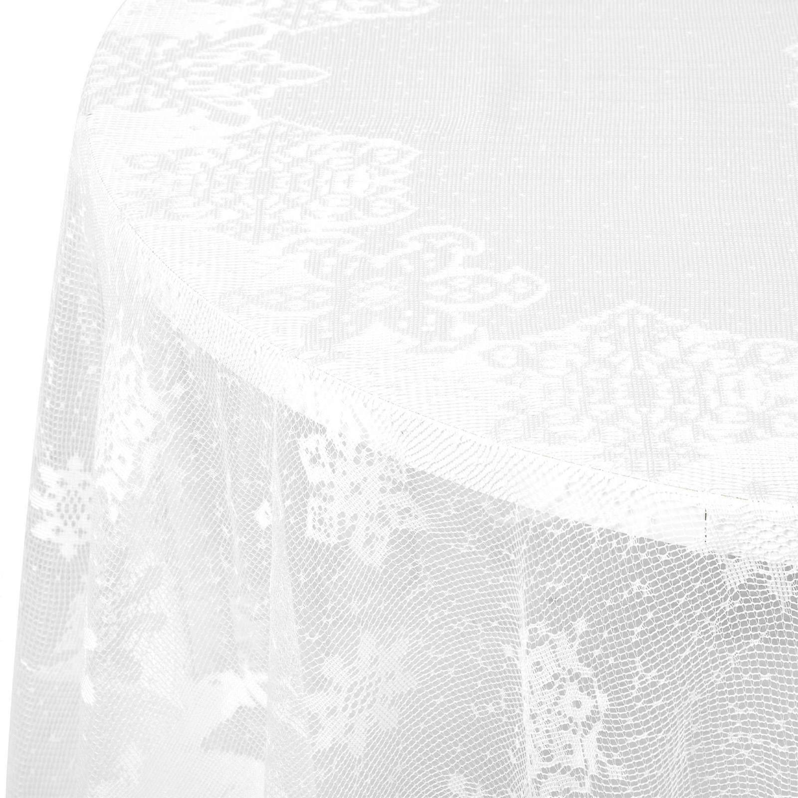 Xmas Table Cloth Round Tablecloth for Decor 5Pcs with Snowflake and Elk Pattern