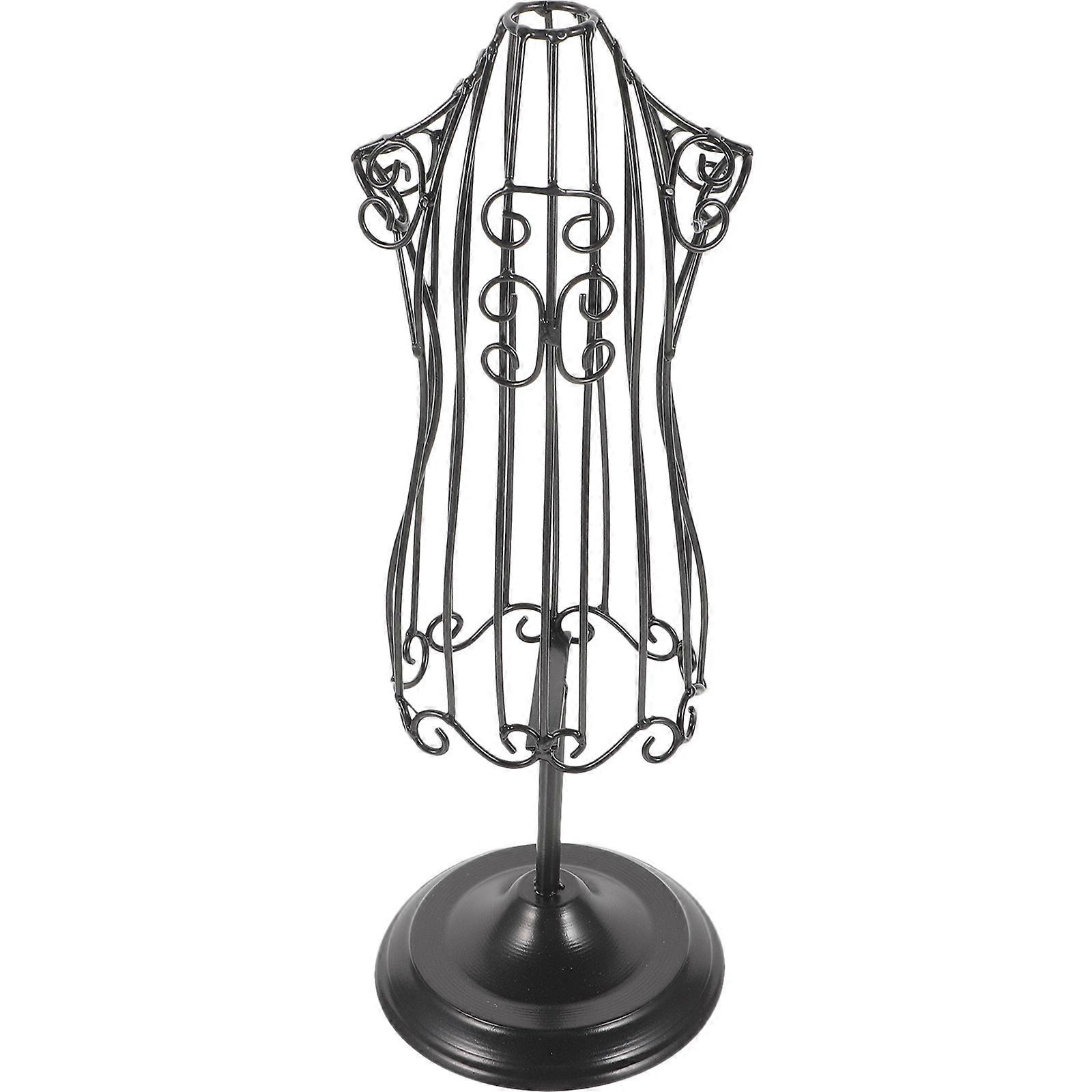 Iron Pet Clothes Rack for Mannequin Display Black Color