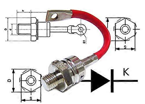 1600V 100A Blocking Diode for Solar Panel and Wind Turbine Reverse Current Protection