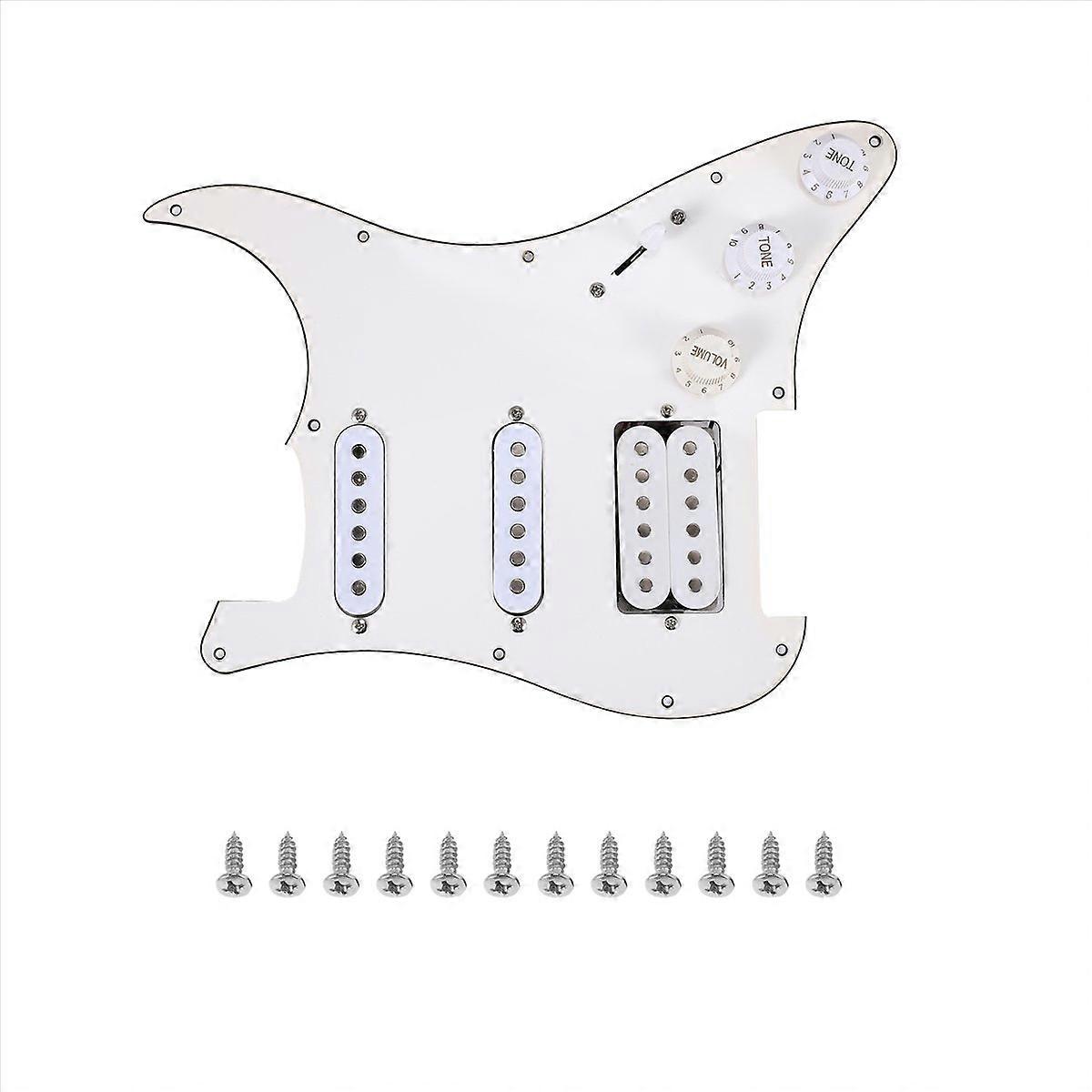 Electric Guitar Pickguard Pickups Loaded Prewired Scratchplate