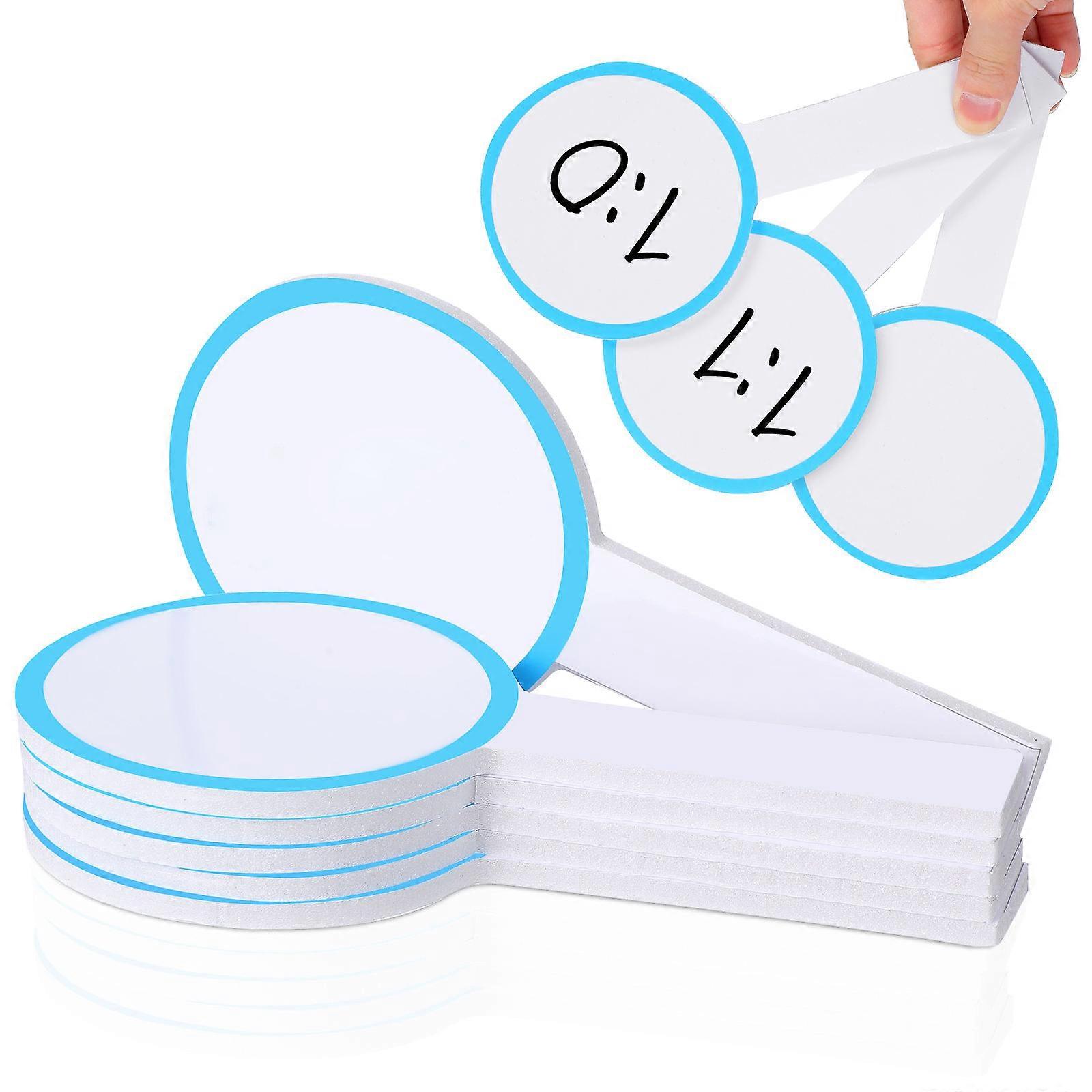 Blue Game Scoreboard Handheld Whiteboards for DIY 6Pcs