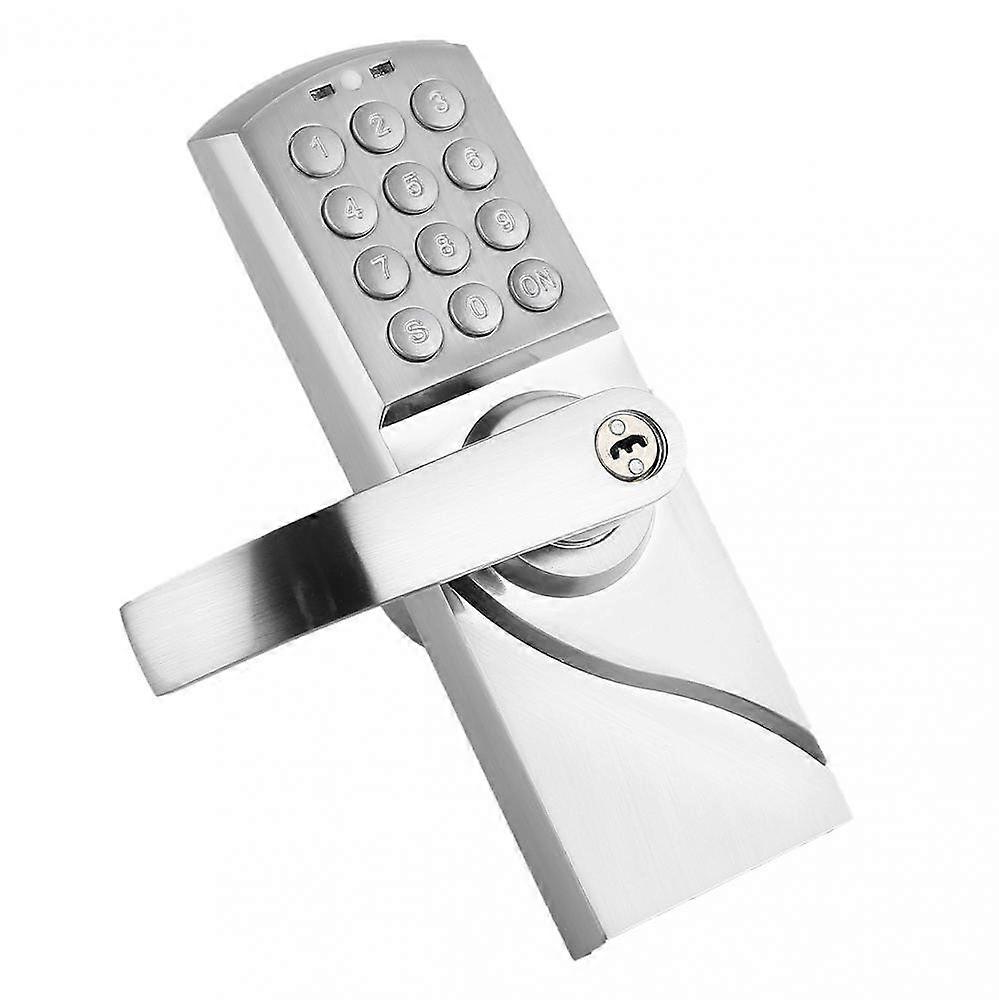 Keyless Electronic Keypad Door Lock with Left Handle, Changeable Codes, Durable Design