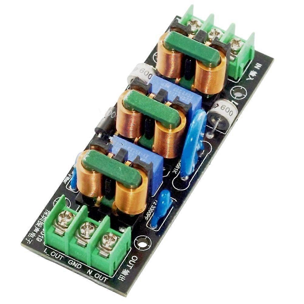 8A EMI Electromagnetic Interference Power Filter Filtering Pulse Surge Lightning Protection Common Mode