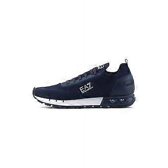 Hombre EA7 Emporio Armani Ea7 | Emporio Armani X8x171 Xk373 Legacy Knit Running Style Trainer - Azul marino