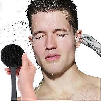Silicone Bristle Body Exfoliating Brush - SPA Tool for Skin Massager and Washer (Long)