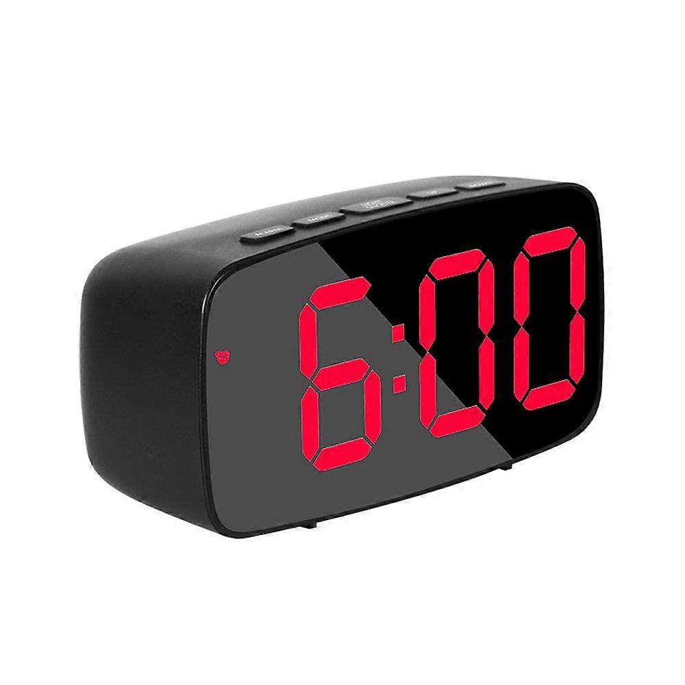 New mirror clock, LED electronic clock, simple alarm clock, silent bedside clock, silent clock