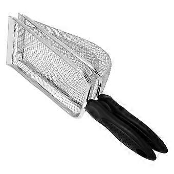 Black Cat Litter Scoop Stainless Steel for Quick Cleaning 2Pcs Set