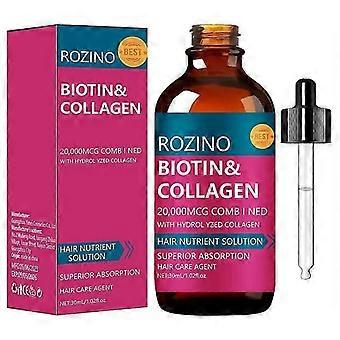 Biotins Collagen Hair Care Essential Oil Styrker håret fra rod til spids. Til alle hårtyper
