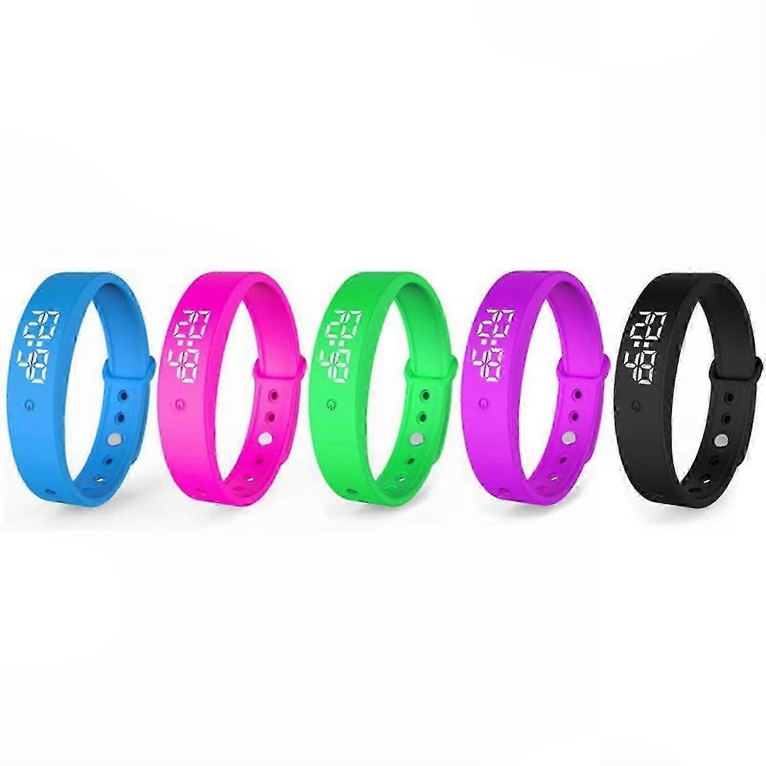 Silent Vibrating Watch with Countdown Timer and Waterproof Feature