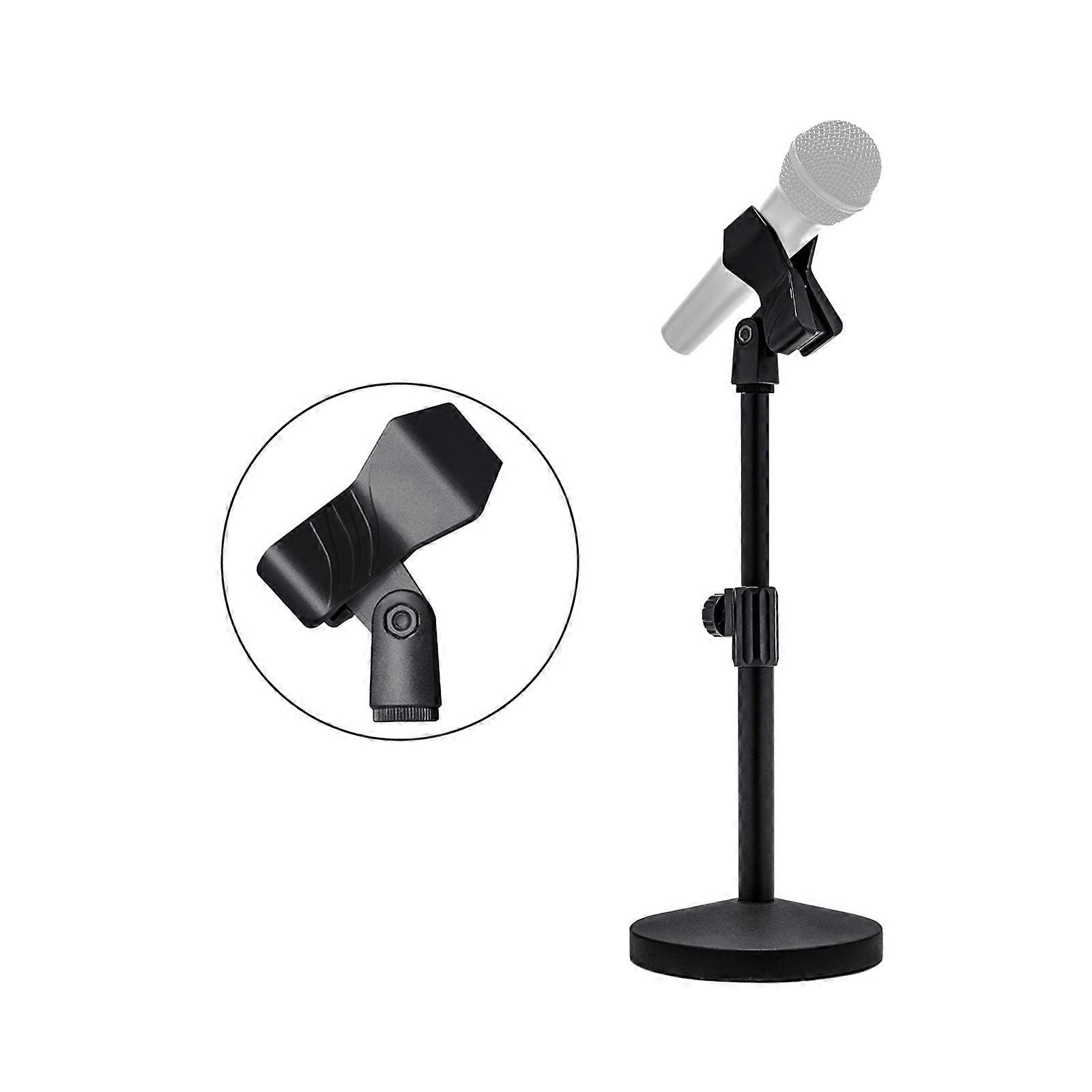 Adjustable Height Voice Stand With Solid Metal Construction And Wide Compatibility Multicolor