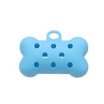 Pet waste bag dispenser, cat and dog poop bag storage, portable silicone dog poop bag dispenser