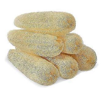Natural Loofah Sponges Organic Luffa Bath Shower Sponge Exfoliating Scrubber for Men Women Adults SPA Beauty 6pack-mc