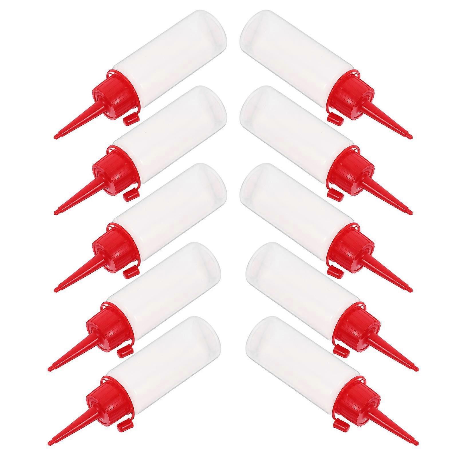 Plastic Glue Bottles with Applicator Tip for Accurate Dispensing 10Pcs