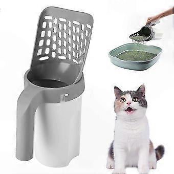 Detachable Cat Litter Scoop with Holder compatible with Convenient Cleaning