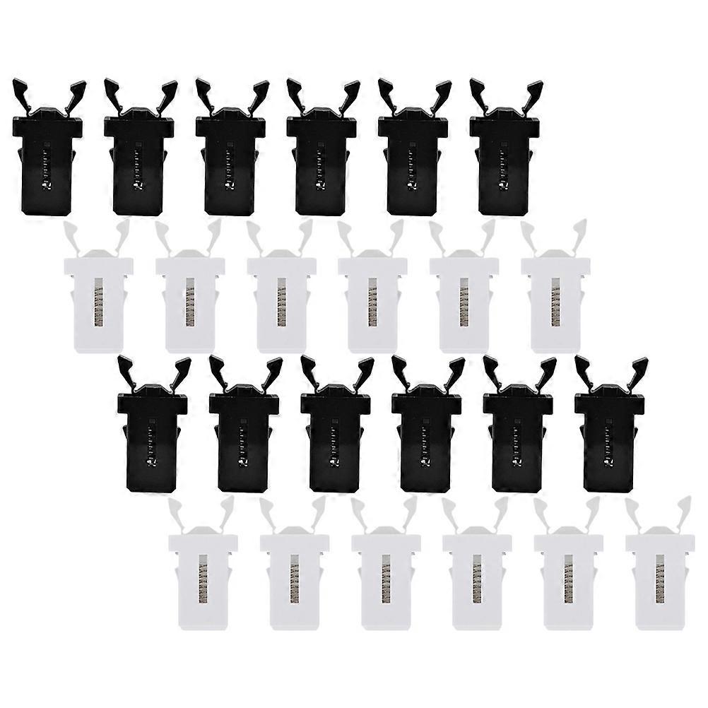 24pcs Lock Button for Trash Can Air Conditioning Set-top Box Self-locking