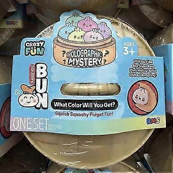 Verrückter Spaß Regenbogen Mystery Squishy Bun Mystery Dumpling PINK GLITTER VIRAL