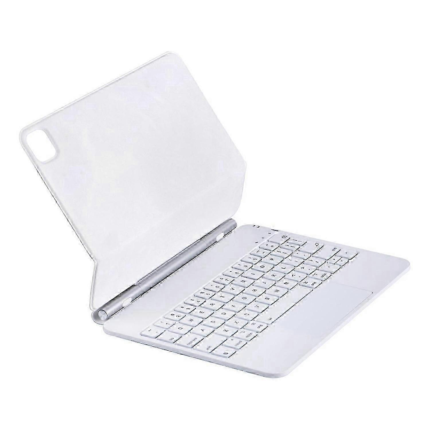 Magic Keyboard compatible with Air 4/5 10.9 Inch Tablet Case White