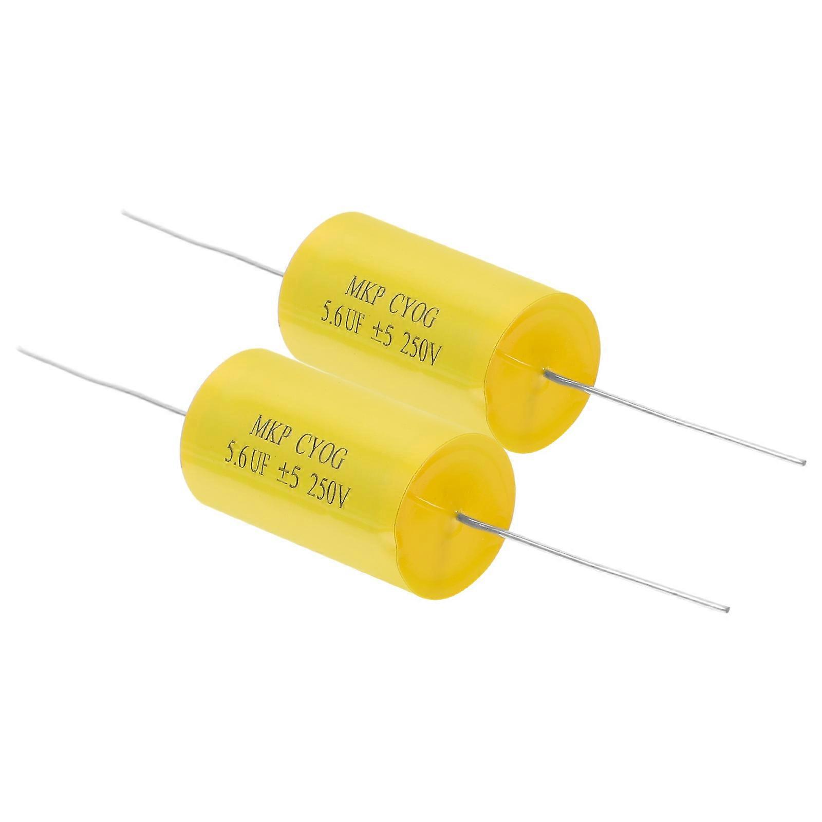 2Pcs Assorted Color Capacitor for Audio Speaker Crossover High Precision