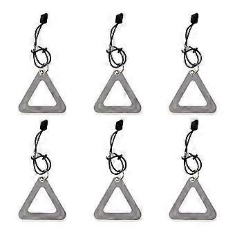 Bicycles Saddles Hanging Reflector Night Cycling Safety Warning Sign Pendant For Outdoor Night Activity Enduring  Silver