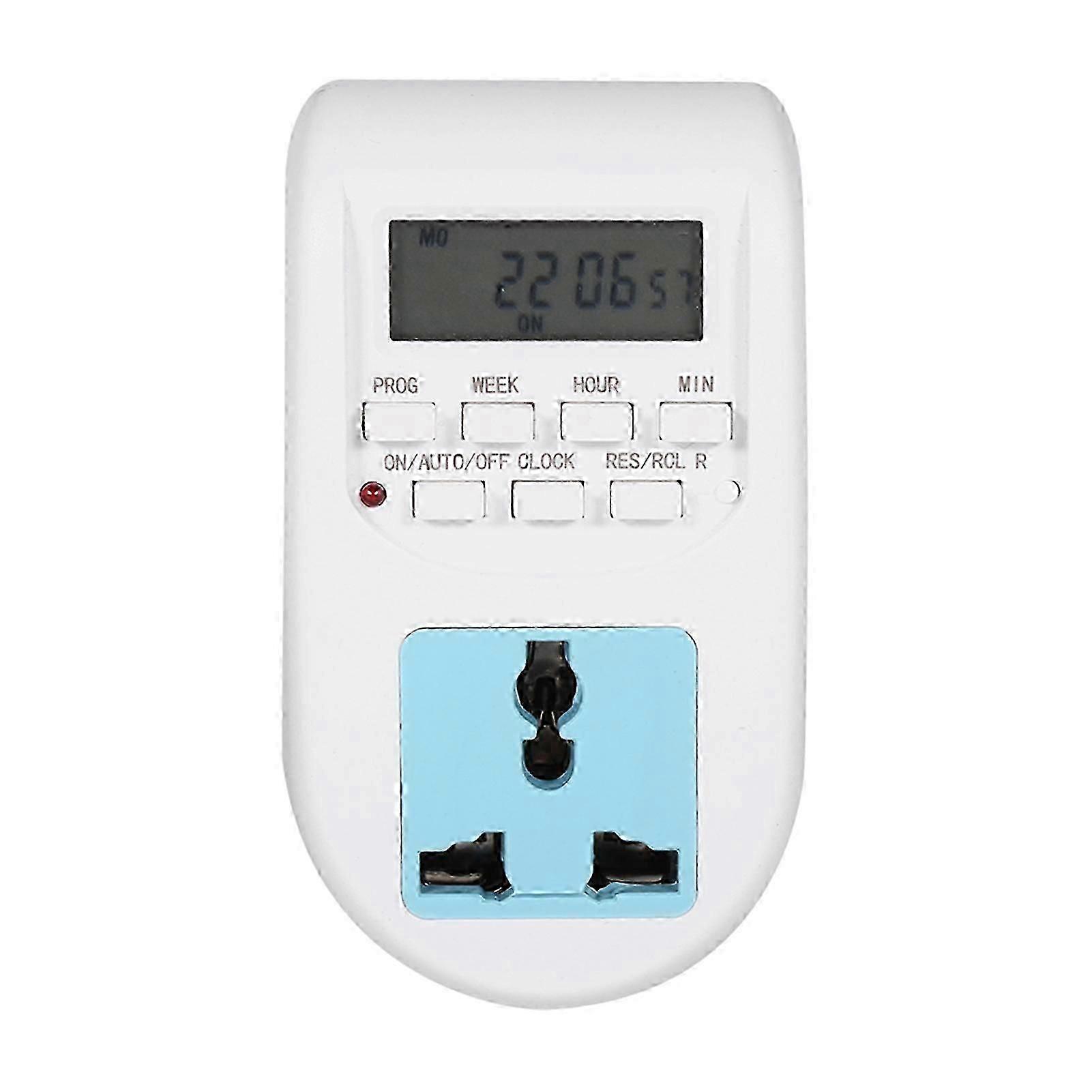 1Pc AC220V-240V Multifunctional LCD Digital Timer Socket Timing Outlet Switch New