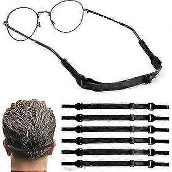 XYYC-6PCS Adjustable Glasses Strap, No Tail Anti Slip Elastic Eyeglass Straps, Sports Eyewear Sunglass Retainer Holder Strap for Men Women