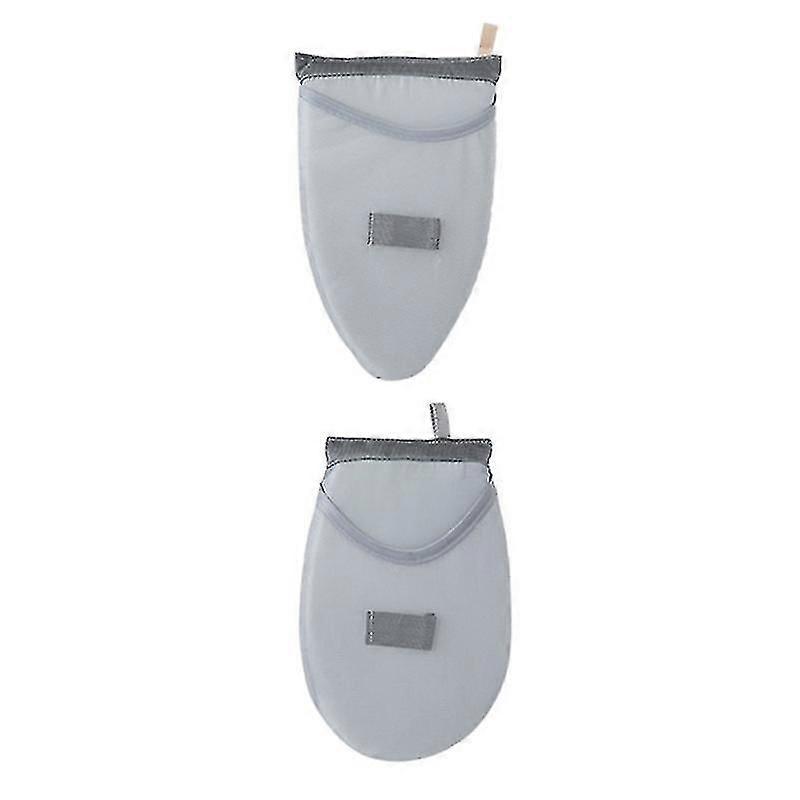 2pcs Mini Bügelbretter Multifunktionale Bügelplatten Haushaltsbedarf (grau)
