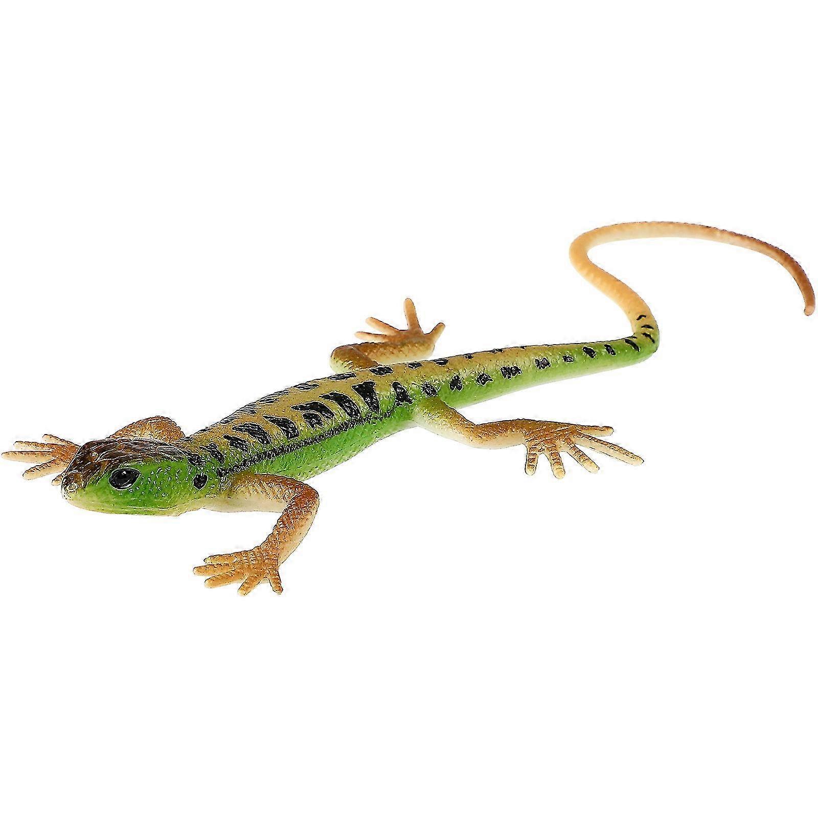 Simulation Lizard Model Plastic Lizard Decor compatible with Playing Use