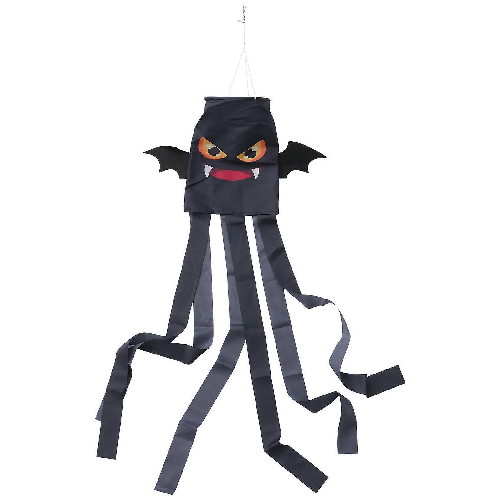 1pc Wind Direction Flag Hanging Ghost Windsock Halloween Wind Indicator Decor