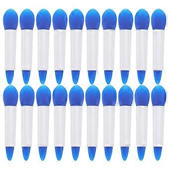 Makeup Lip Mask Double-Ended Silicone Brushes for 2Sets 20 Pieces