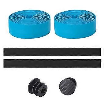 Road Mountain Bicycles Handle Bar Tape with Bar-plug Outdoor Damping Elastic Shock Absorbing Wraps Tapes Attachment Accessories