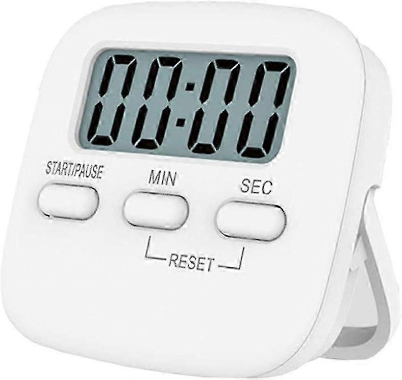 Kitchen Timer, Digital Kitchen Timer Magnetic Countdown Stopwatch Timer with Loud Alarm, Big Digit, Back Stand