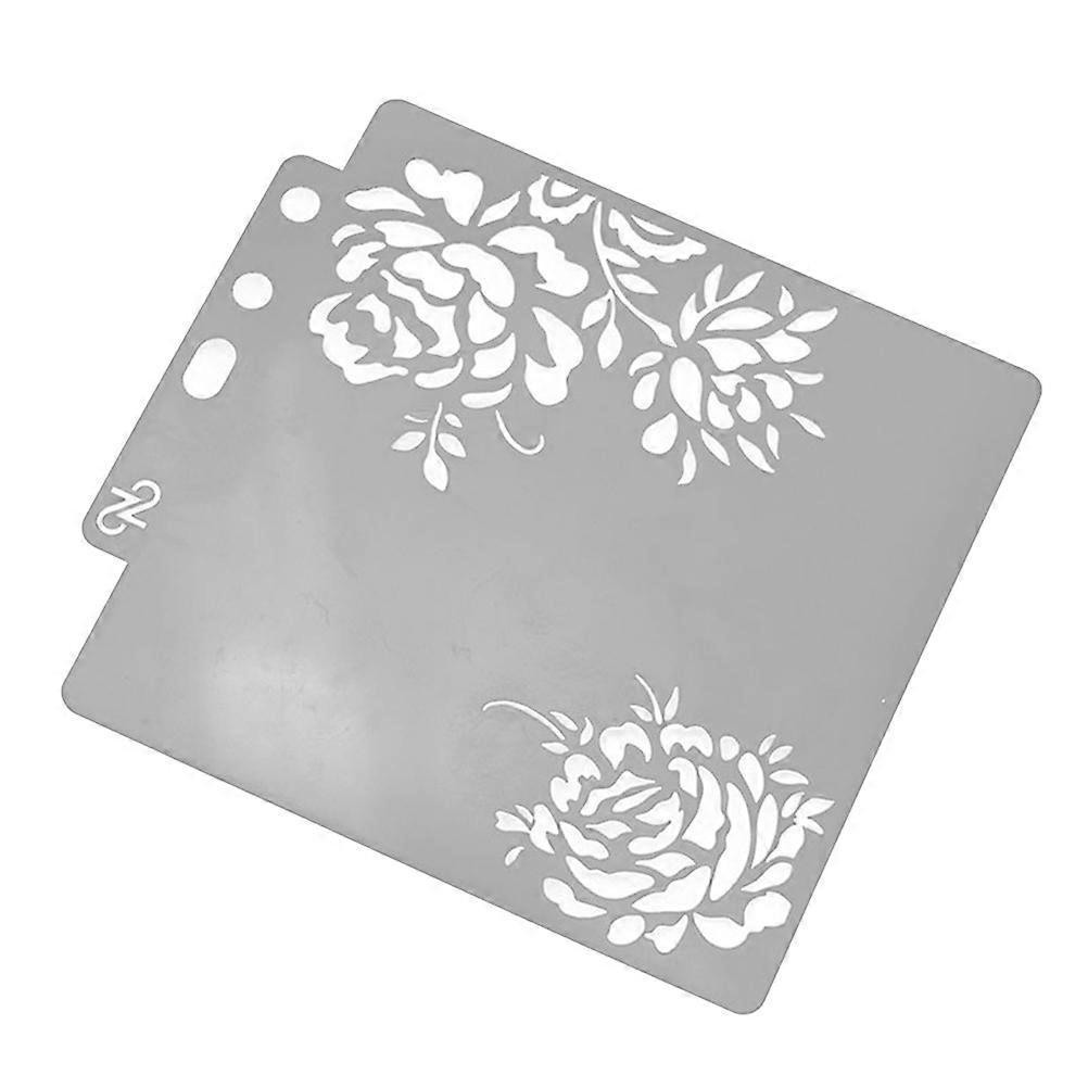 Drawing Stencil Assorted Patterns for Drawing Grey Hollow Template